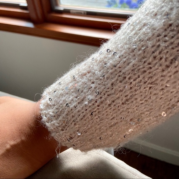H&M Sequined White Cardigan - Picture 4 of 5